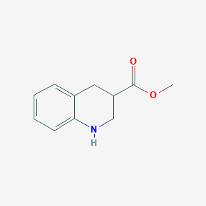 molecular formula C11H13NO2 B179818 Methyl 1,2,3,4-tetrahydroquinoline-3-carboxylate CAS No. 177202-62-9