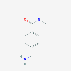 molecular formula C10H14N2O B179868 4-(aminomethyl)-N,N-dimethylbenzamide CAS No. 164648-76-4