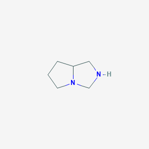 molecular formula C6H12N2 B179875 hexahydro-1H-Pyrrolo[1,2-c]imidazole CAS No. 156171-65-2