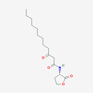 molecular formula C16H27NO4 B179876 N-3-Oxo-Dodecanoyl-L-Homoserine Lactone CAS No. 168982-69-2