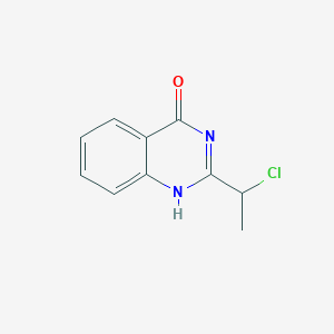 molecular formula C10H9ClN2O B179877 2-(1-chloroethyl)quinazolin-4(3H)-one CAS No. 137225-34-4