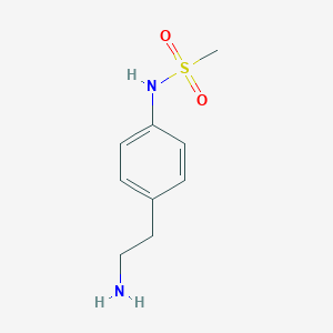 molecular formula C9H14N2O2S B179909 N-(4-(2-Aminoethyl)phenyl)methanesulfonamide CAS No. 114365-12-7