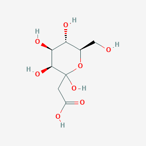 molecular formula C8H14O8 B017991 2,6-二氢-3-脱氧-D-赤藓糖-D-塔罗糖辛酸酯 CAS No. 107573-28-4