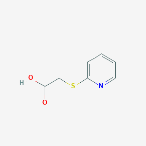 molecular formula C7H7NO2S B179913 (吡啶-2-基硫基)-乙酸 CAS No. 10002-29-6