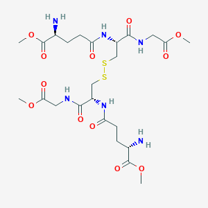 molecular formula C24H40N6O12S2 B179915 Glutathione Dimethyl Ester Disulfide Dihydrochloride CAS No. 146963-33-9