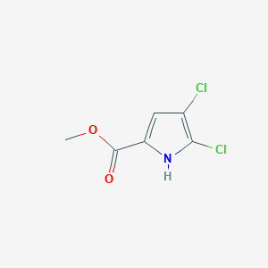 molecular formula C6H5Cl2NO2 B179917 Methyl 4,5-dichloro-1H-pyrrole-2-carboxylate CAS No. 1197-12-2