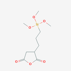 molecular formula C10H18O6Si B179919 2,5-Furandione, dihydro-3-[3-(trimethoxysilyl)propyl]- CAS No. 156088-53-8