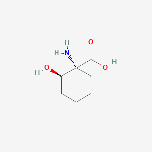 molecular formula C7H13NO3 B179940 (1R,2R)-1-Amino-2-hydroxycyclohexane-1-carboxylic acid CAS No. 197247-92-0