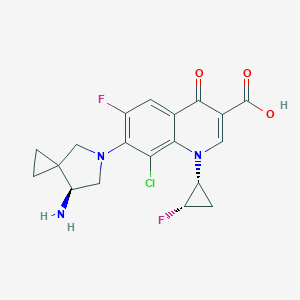 molecular formula C19H18ClF2N3O3 B179971 司他沙星 CAS No. 155421-11-7