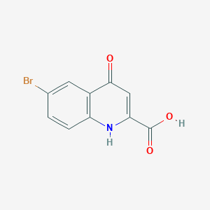B179973 6-Bromo-4-hydroxyquinoline-2-carboxylic acid CAS No. 10174-70-6
