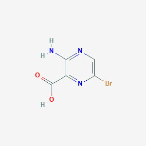 molecular formula C5H4BrN3O2 B017998 3-氨基-6-溴吡嗪-2-羧酸 CAS No. 486424-37-7