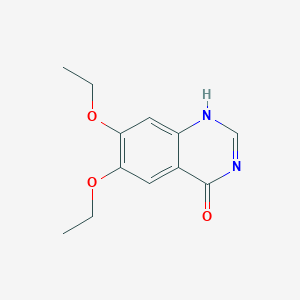 molecular formula C12H14N2O3 B179993 6,7-二乙氧基喹唑啉-4(3H)-酮 CAS No. 179246-15-2