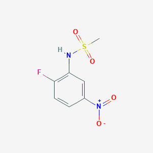 molecular formula C7H7FN2O4S B180015 N-(2-氟-5-硝基苯基)甲磺酰胺 CAS No. 123343-99-7