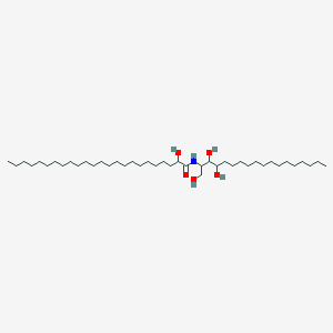 molecular formula C42H85NO5 B180029 2-Hydroxy-N-(1,3,4-trihydroxyoctadecan-2-yl)tetracosanamide CAS No. 154801-30-6