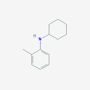 molecular formula C13H19N B180035 N-cyclohexyl-2-methylaniline CAS No. 14185-37-6