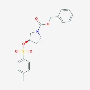 B180060 (R)-Benzyl 3-(tosyloxy)pyrrolidine-1-carboxylate CAS No. 136725-51-4