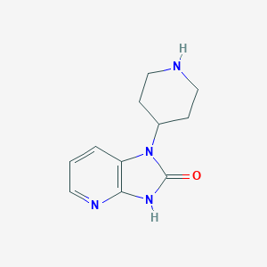 molecular formula C11H14N4O B180067 1-(哌啶-4-基)-1H-咪唑并[4,5-b]吡啶-2(3H)-酮 CAS No. 185961-99-3