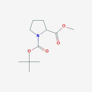 molecular formula C11H19NO4 B180073 1-叔丁基 2-甲基吡咯烷-1,2-二羧酸酯 CAS No. 145681-01-2