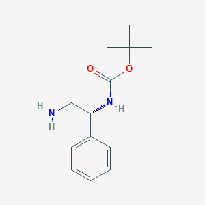 molecular formula C13H20N2O2 B180079 (R)-2-(Boc-氨基)-2-苯乙胺 CAS No. 137102-65-9