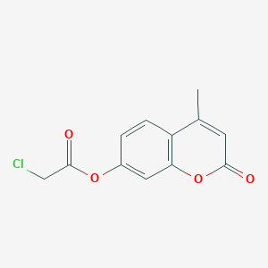B180087 4-methyl-2-oxo-2H-chromen-7-yl chloroacetate CAS No. 105738-24-7