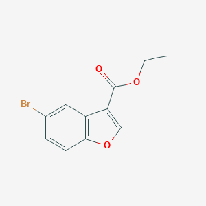 molecular formula C11H9BrO3 B180100 5-溴苯并呋喃-3-羧酸乙酯 CAS No. 137242-41-2
