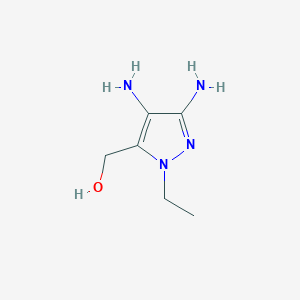B180107 (3,4-Diamino-1-ethyl-1H-pyrazol-5-yl)methanol CAS No. 199341-99-6