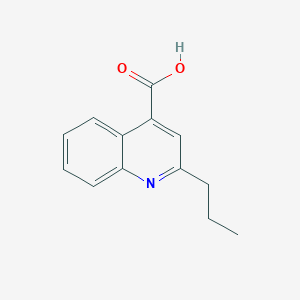 molecular formula C13H13NO2 B180115 2-丙基喹啉-4-羧酸 CAS No. 1019-03-0