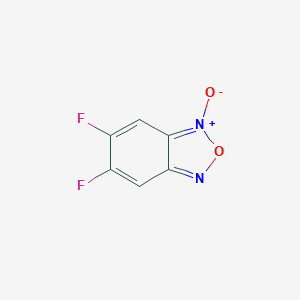 molecular formula C6H2F2N2O2 B180127 5,6-二氟苯并[c][1,2,5]恶二唑 1-氧化物 CAS No. 171111-70-9