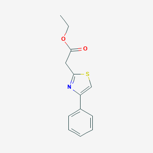 B180152 2-Thiazoleacetic acid, 4-phenyl-, ethyl ester CAS No. 166588-08-5