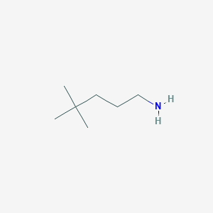 molecular formula C7H17N B180156 4,4-二甲基戊-1-胺 CAS No. 18925-44-5