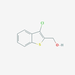 molecular formula C9H7ClOS B180160 (3-氯-1-苯并噻吩-2-基)甲醇 CAS No. 124168-55-4
