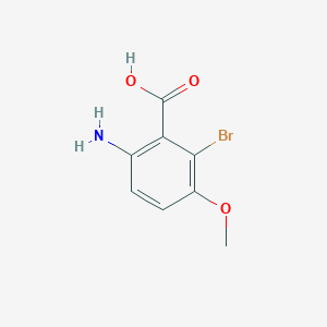 molecular formula C8H8BrNO3 B180174 6-氨基-2-溴-3-甲氧基苯甲酸 CAS No. 152946-38-8