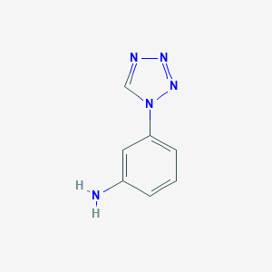 molecular formula C7H7N5 B180181 3-(1H-四唑-1-基)苯胺 CAS No. 14213-12-8