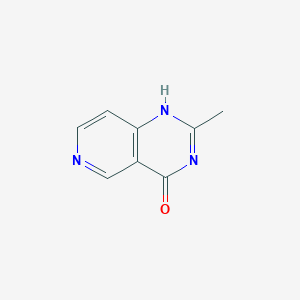 molecular formula C8H7N3O B180197 2-甲基吡啶并[4,3-d]嘧啶-4(3H)-酮 CAS No. 16952-45-7