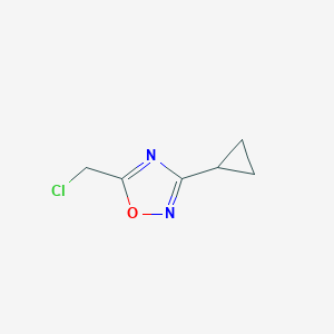 B180204 5-(Chloromethyl)-3-cyclopropyl-1,2,4-oxadiazole CAS No. 119223-01-7