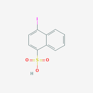 molecular formula C10H7IO3S B180220 4-碘萘-1-磺酸 CAS No. 162109-21-9