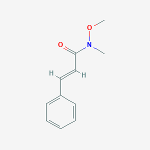 molecular formula C11H13NO2 B180239 N-甲氧基-N-甲基肉桂酰胺 CAS No. 113474-86-5