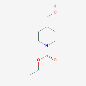 molecular formula C9H17NO3 B180245 4-(羟甲基)哌啶-1-羧酸乙酯 CAS No. 118156-56-2