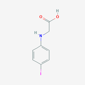 molecular formula C8H8INO2 B180258 2-[(4-碘苯基)氨基]乙酸 CAS No. 13370-63-3