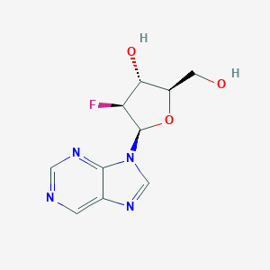 B180261 (2R,3R,4S,5R)-4-Fluoro-2-(hydroxymethyl)-5-(9H-purin-9-yl)tetrahydrofuran-3-ol CAS No. 109304-16-7