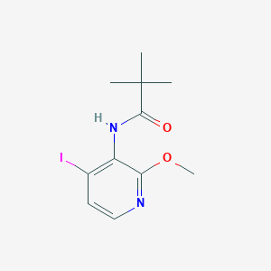 molecular formula C11H15IN2O2 B180268 N-(4-碘-2-甲氧基吡啶-3-基)戊酰胺 CAS No. 131653-62-8