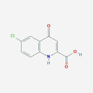 molecular formula C10H6ClNO3 B180281 6-氯-4-氧代-1,4-二氢喹啉-2-羧酸 CAS No. 10174-72-8