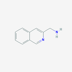 molecular formula C10H10N2 B180288 异喹啉-3-基甲胺 CAS No. 132833-03-5