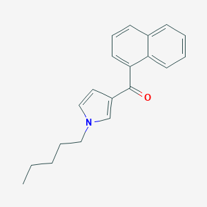 molecular formula C20H21NO B180302 萘-1-基（1-戊基-1H-吡咯-3-基）甲酮 CAS No. 162934-73-8