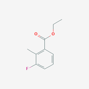 molecular formula C10H11FO2 B180303 3-氟-2-甲基苯甲酸乙酯 CAS No. 114312-57-1