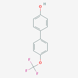 molecular formula C13H9F3O2 B180345 4-(4-三氟甲氧基苯基)酚 CAS No. 173025-79-1