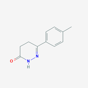 B180348 6-(4-Methylphenyl)-2,3,4,5-tetrahydropyridazin-3-one CAS No. 1079-72-7