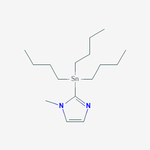 molecular formula C16H32N2Sn B180352 1-甲基-2-(三丁基锡基)-1H-咪唑 CAS No. 105494-69-7