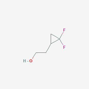 molecular formula C5H8F2O B180354 2-(2,2-二氟环丙基)乙醇 CAS No. 117284-59-0