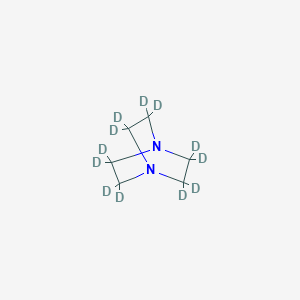 molecular formula C6H12N2 B180356 1,4-Diazabicyclo[2.2.2]octane-d12 CAS No. 119451-78-4